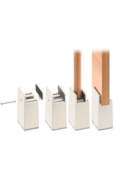 RCHYFEED Set of 4 adjustable furniture legs, RCHYFEED, Extenders, Height 10cm...