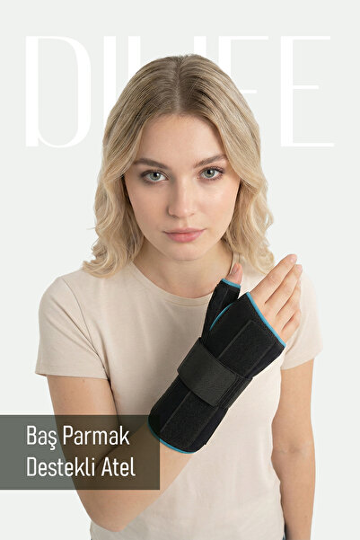 DILIFE El Bilek Ateli Baş Parmak Destekli Çelik Baş Parmak Desteği Ayarlanabi...