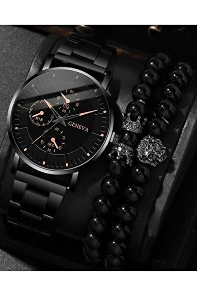 Geneva Set pentru bărbați cu ceas clasic