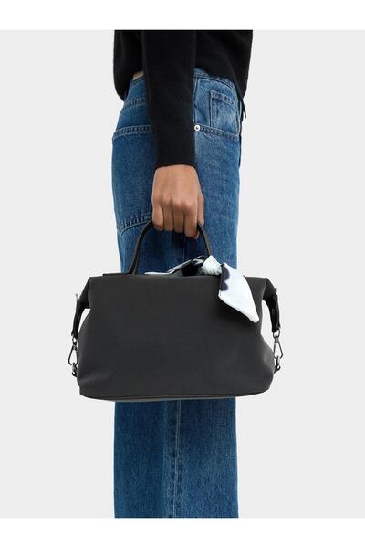 PARFOIS Kadife Dokulu Tote Çanta