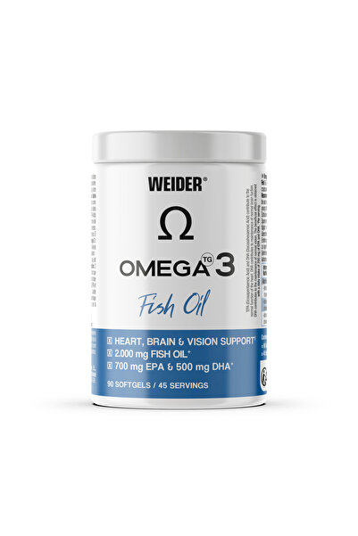 Weider Omega Fish oil HİGH EPA DHA 3 2000 mg 90 Softgels