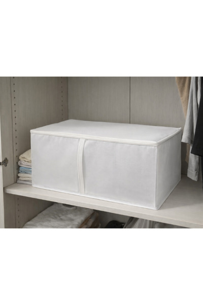 Venita Home 2 Pieces of Multi-Purpose Storage Box in Box Form with Zipper, Cl...