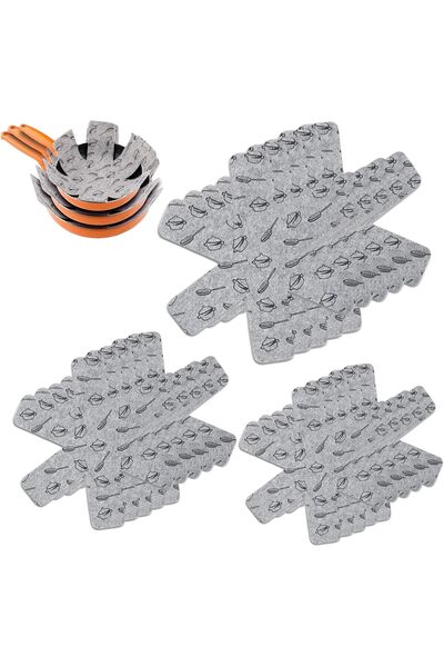 NQEUEPN Set 15 separatoare protectie oale, anti-zgarieturi, anti-zgomot, lava...