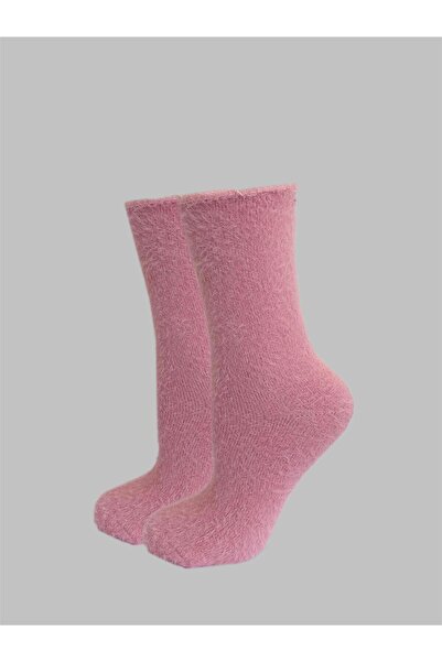 OBJE Women's Pink Bearded Long Socks