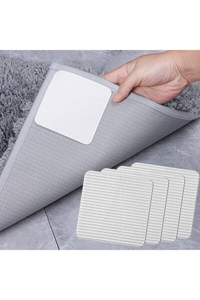 Timeet Anti-slip carpet set, ZADEICK, 4 pieces, Strong Fixation, Vacuum Techn...