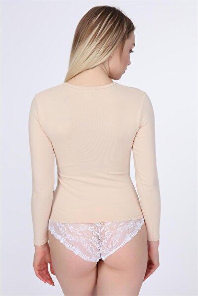 OBJE Women's Ten Cotton Long Sleeve Undershirt