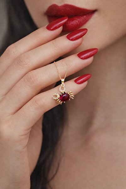 vogutima Crab Necklace - Steel Women's Necklace with Crab Figure