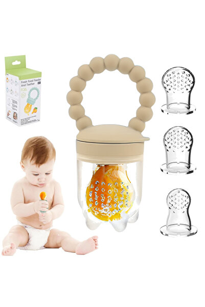 Infiniteea Infinityea™ Fruit and Vegetable Diversification Pacifier with 3 Te...