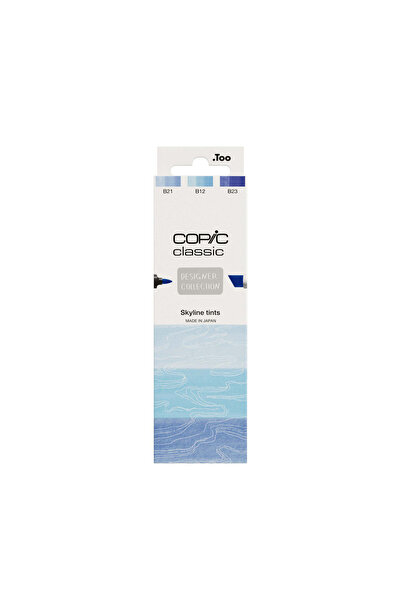 Copic Classic Designer Collection Set 3 Lu Deep Skyline Tints