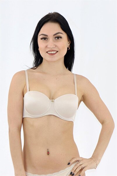OBJE Women's Skin Strapless Unpadded Bra