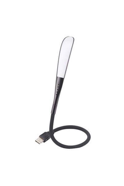SOLUSTRE LED reading lamp, SOLUSTRE, Touch control, USB power supply, Black