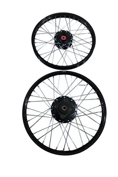 NCR CG KUBA FALCON ÖN 17 DİSKLİ ARKA 19 JANT TAKIMI SİYAH ÇEMBER VE SİYAH GÖB...