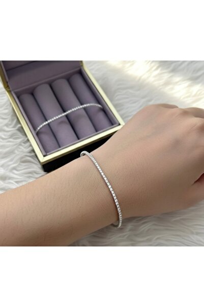 Yegane Zircon Stone Elastic Bracelet