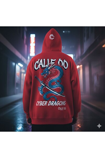 bellanova Calle 00 Unisex Cyber Dragons Dragon Printed 3 Threaded Threaded Ov...