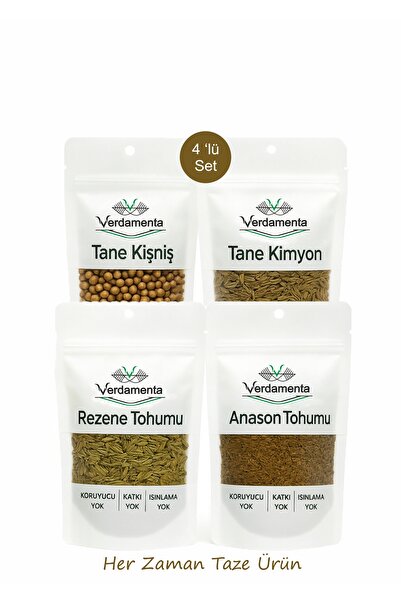 verdamenta Anne Çayı ve Anne Sütü Dönemi İçin 4’lü Set 4x50g (200g) Rezene-An...