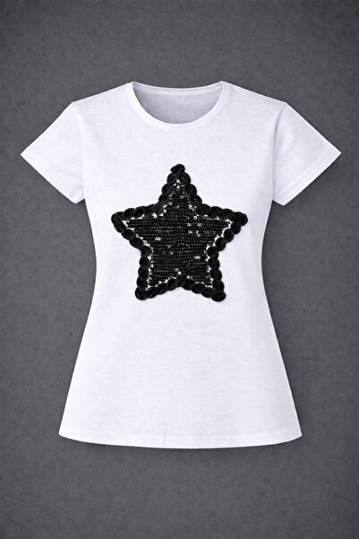 Nacar Kız Çocuk 23 Nisan 29 Ekim İçi Pullu Kalp Baskılı Gösteri Tshirt - Yeni...