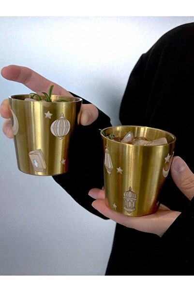 Youhe طقم أدوات مائدة رمضاني مكون من قطعتين، ترمس من الفولاذ المقاوم للصدأ بن...