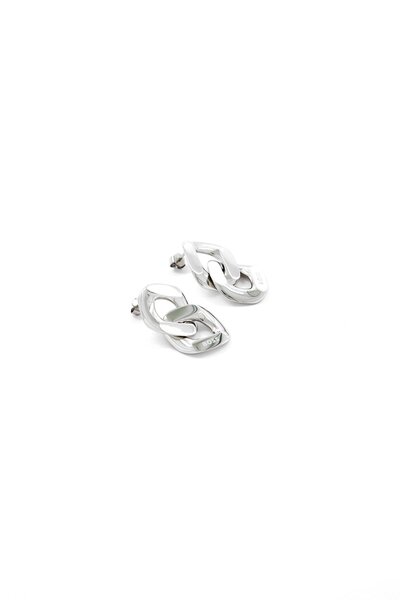 Hugo Boss Boss Women Stainless Steel Angled Earrings, Silver