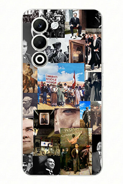 TechTree حافظة سيليكون مطبوعة متوافقة مع OPPO A5 4G من طراز أتاتورك ريبابليك