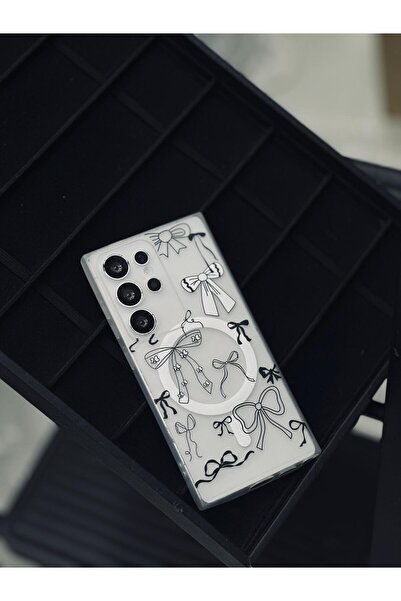 GENERAL Cute Bow Design Clear Case