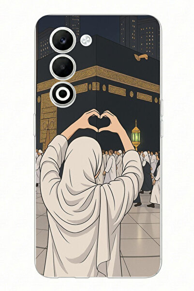 TechTree حافظة سيليكون مطبوعة بتصميم الحب الكبيرة متوافقة مع هاتف OPPO A5 4G