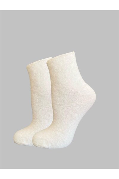 OBJE Women's White Beard Socks