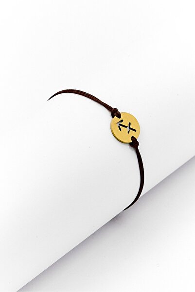Muy Mucho Sagittarius Zodiac Bracelet, Brown