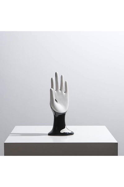 Lui Tasarım Decorative Mano Lisa Hand Figure Ceramic 27 cm Modern Decor