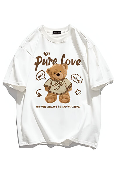 Marco Fresco تي شيرت للجنسين بأكمام قصيرة وطباعة دببة صغيرة الحجم للشباب