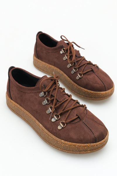 MARSEDO Women's Loafer Sneaker Daily Casual Moccasin Shoes Lena Brown