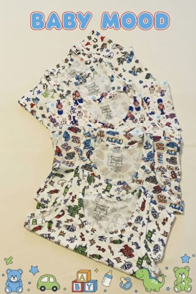 Tutku Pachet de 5, bumbac seturi de maiouri pentru bebeluși băieți - colorate...