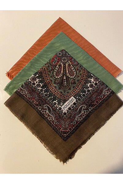 poloist 3 Pieces Mixed Patterned Cheesecloth Writing