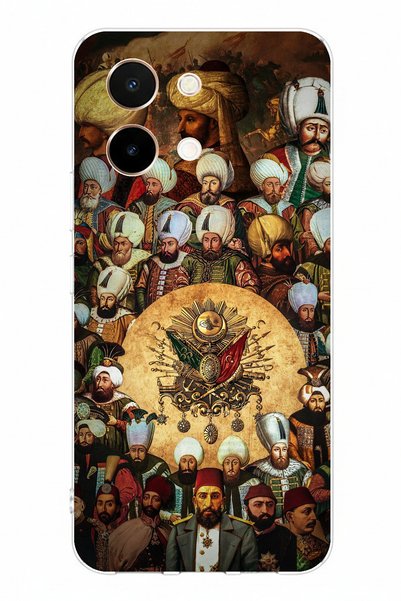 TechTree Vivo Y28 Compatible Ottoman Sultans Printed Silicone Case
