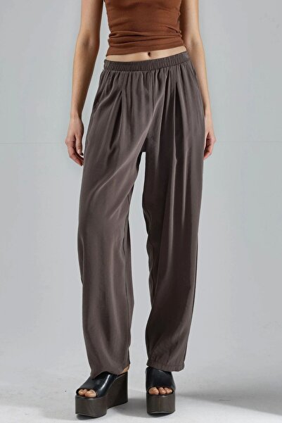 Hiccup BUSEM Панталони с широки крачоли и плисета