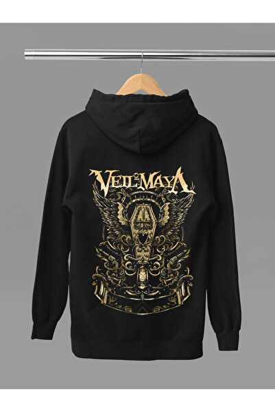MAGORS VEIL OF MAYA SWEATSHIRT ROCK CU GLUGĂ, DIN BUMBAC IMPRIMAT, CU MÂNECĂ ...