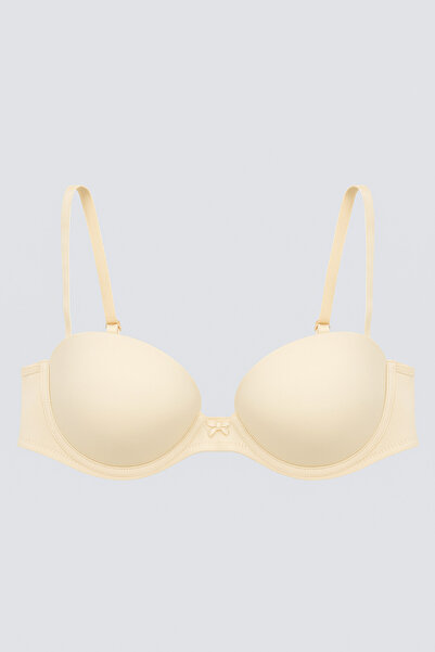 OBJE Women's Nude Supported Strapless Bra