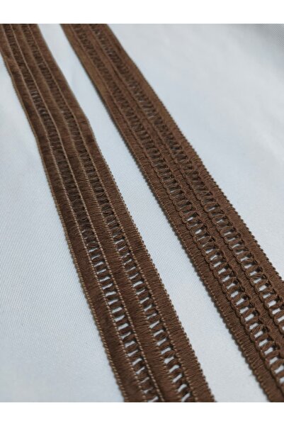 ULUPAMİR شريط زخرفي منقوش بصفين باللون البني بطول 1 متر