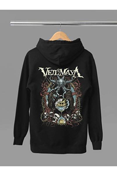 MAGORS VEIL OF MAYA SWEATSHIRT ROCK CU GLUGĂ, DIN BUMBAC IMPRIMAT, CU MÂNECĂ ...
