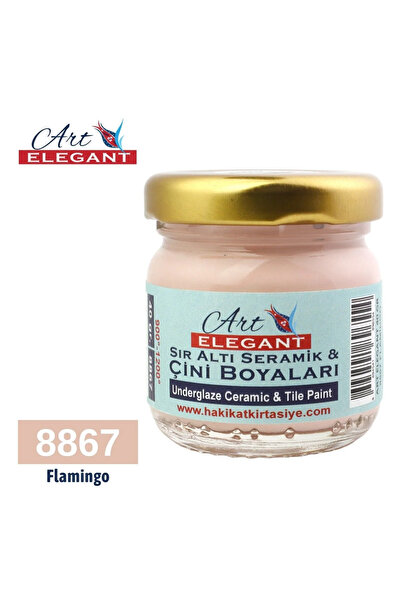 Art Tone Art Elegant Seramik ve Çini Boya 40gr 8867 Flamingo