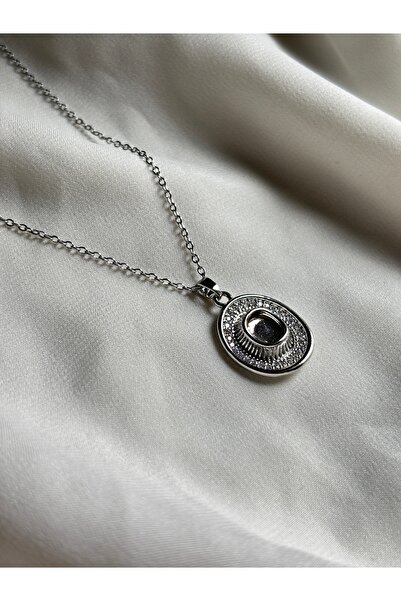 lotusbybuket Stainless Steel Cowboy Hat Pendant