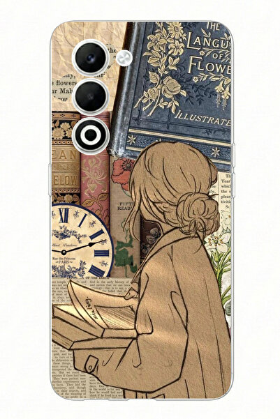 TechTree حافظة سيليكون مطبوعة بتصميم جريدة ريترو متوافقة مع هاتف OPPO A5 4G