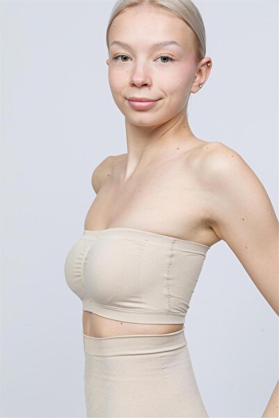 OBJE Women's Skin-Covering Strapless Bra