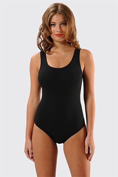 OBJE Women's Black Thick Strap Stud Body