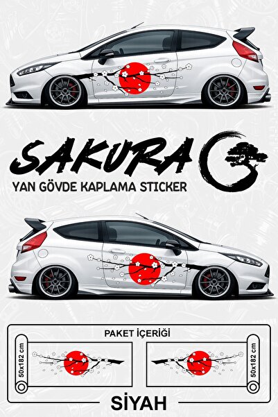 Stikacar SAKURA Yan Gövde Kaplama Sticker