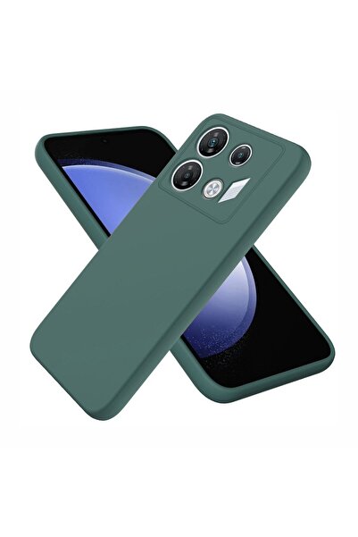 HANPORIUM Infinix GT 10 Pro Uyumlu Silikon Kılıf - Pastel Renk Tonu Kamera Ko...