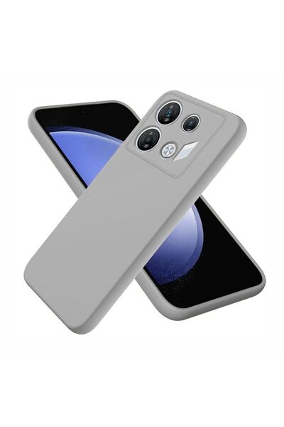 HANPORIUM Infinix GT 10 Pro Uyumlu Silikon Kılıf - Pastel Renk Tonu Kamera Ko...