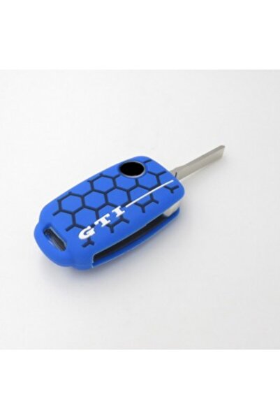 Xenon Bright Husă cheie auto din silicon VW, GTI Abastru
