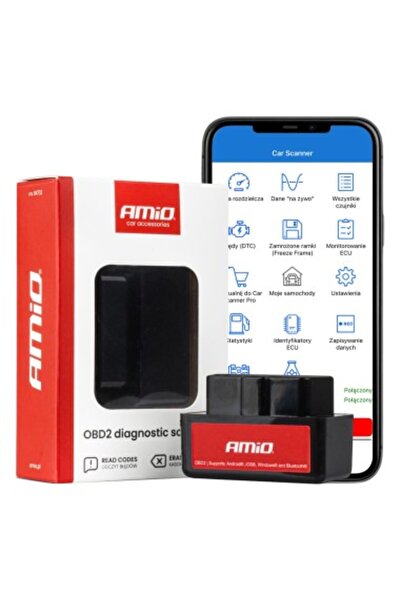 AMIO Mini tester de diagnosticare auto OBD2 Bluetooth