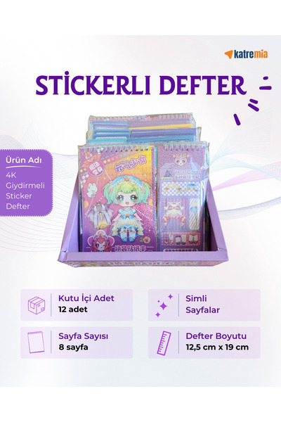 KATREMİA Stickered Notebook - with Box