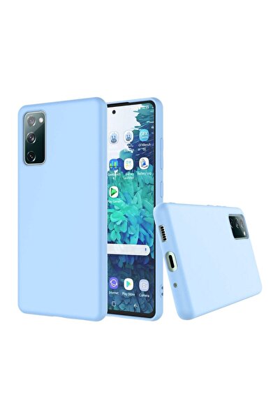 HANPORIUM حافظة سيليكون متوافقة مع هاتف سامسونج جالاكسي S20 FE - غطاء مرن بلو...